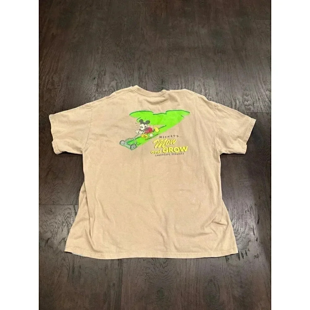 Disney Adult Shirt - Flower And Garden Festival - 2013 - Mow And Grow shirt b19